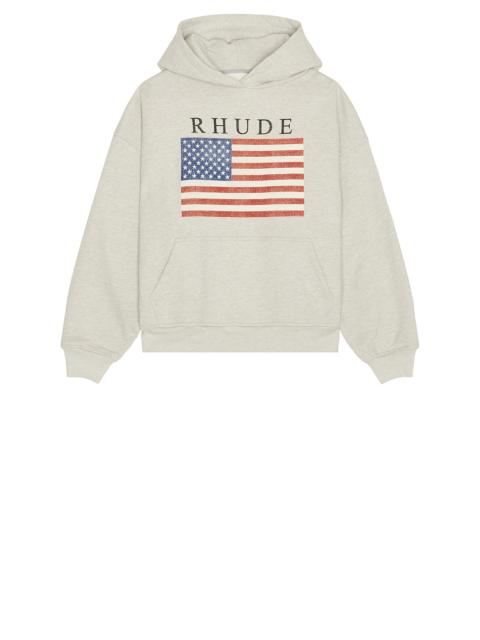 Rhude USA Flag Hoodie