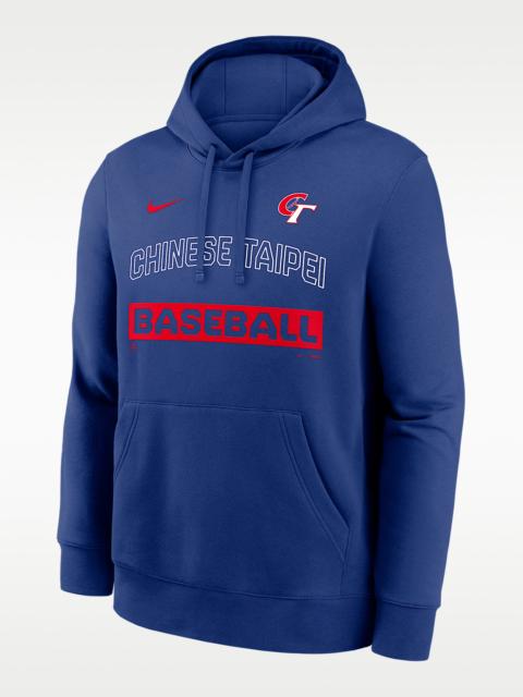 Nike Chinese Taipei National Baseball Team 2026 World Baseball Classic Club Men's Nike Pullover Hoodie