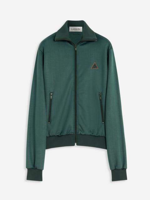 Lanvin EMBROIDERED JACKET WITH LANVIN TRIANGLE LOGO