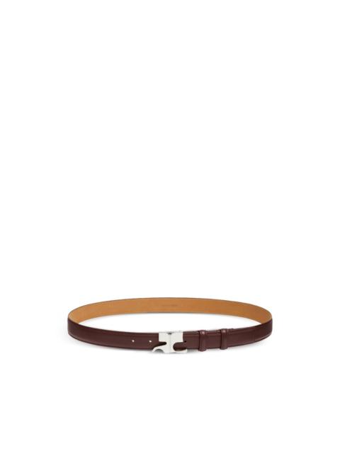 courrèges AC logo-plaque belt