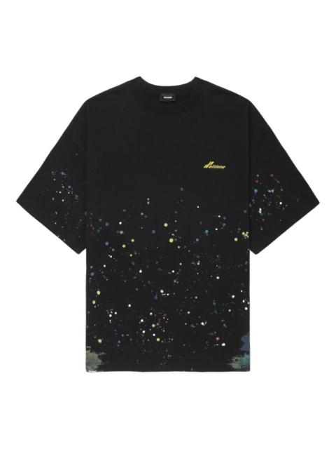 We11done paint-splatter cotton T-shirt