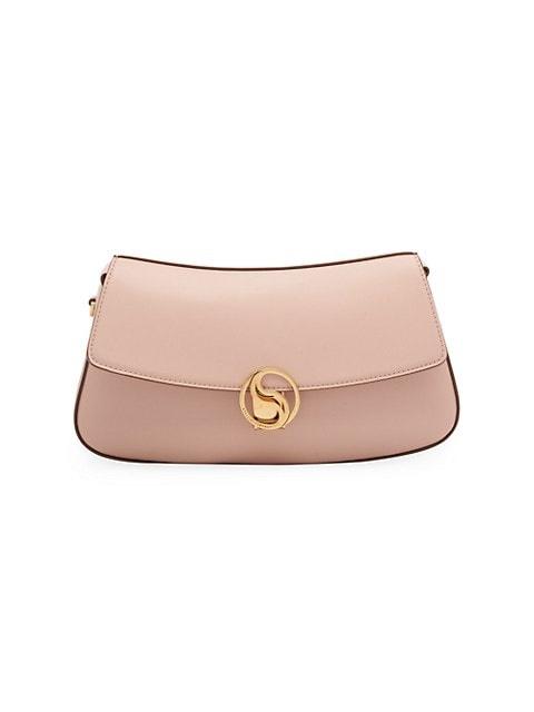 Stella McCartney Logo Vegan Leather Shoulder Bag