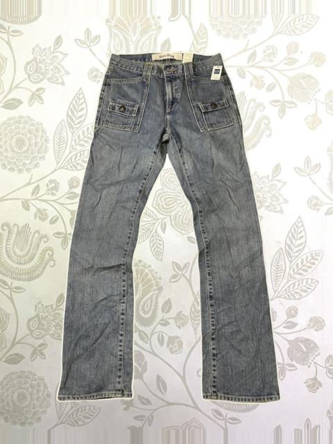 Other Designers FLARED GAP BUSH PANTS BOOT CUT FRONT POCKETS MADE IN USA