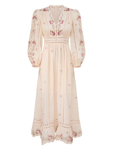 PATIENCE PLUNGE MIDI DRESS