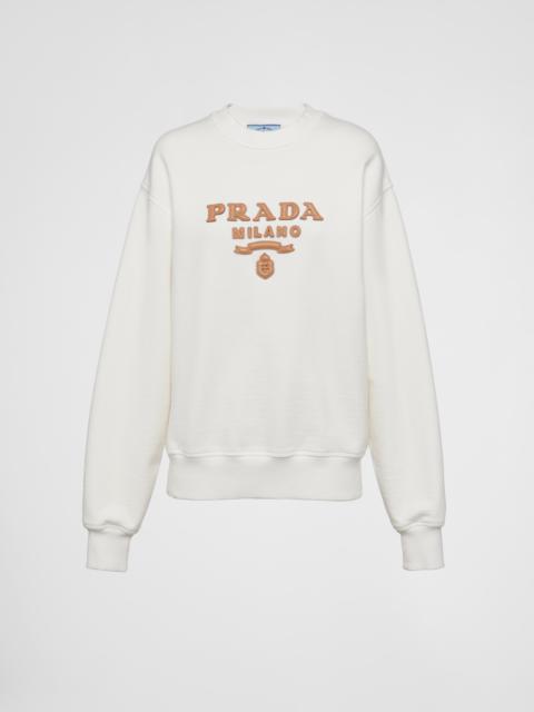 Prada Oversized cotton sweatshirt