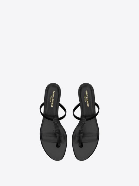 cassandra slides in patent leather