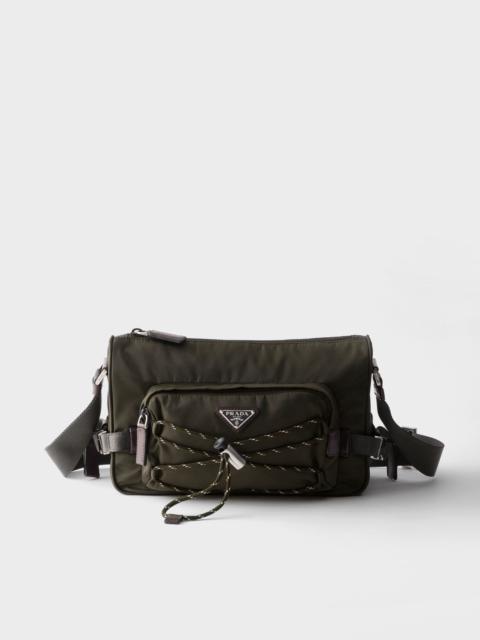 Prada Re-Nylon and leather shoulder bag