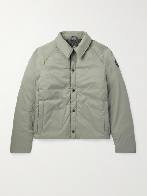 Canada Goose Lodge Logo-Appliquéd Feather Light Ripstop Shell Down Jacket
