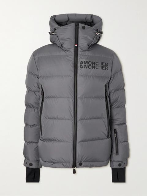 Moncler Grenoble Isorno Quilted Down Hooded Ski Jacket
