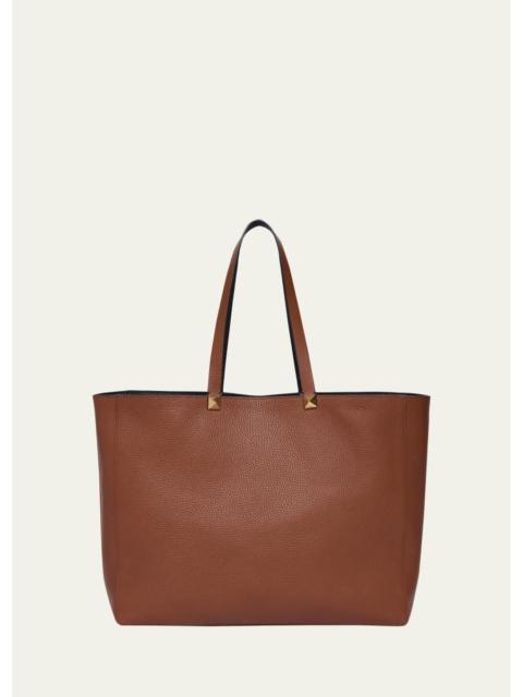 Valentino Men's Reversible Rockstud Leather Tote Bag