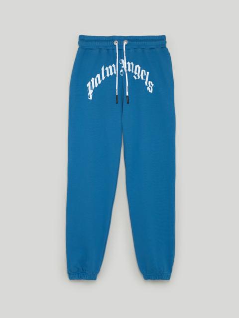 Palm Angels CURVED LOGO SWEATPANTS