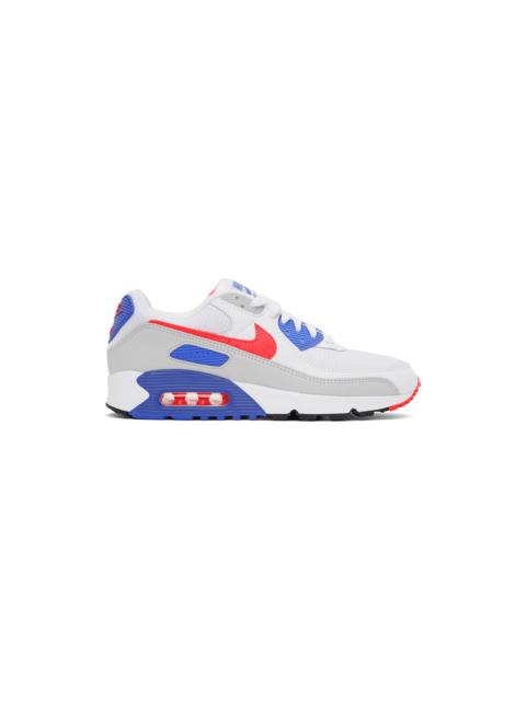 Nike White & Pink Air Max III Sneakers