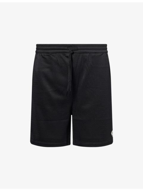 Les Deux Brand-Patch Mesh Shorts