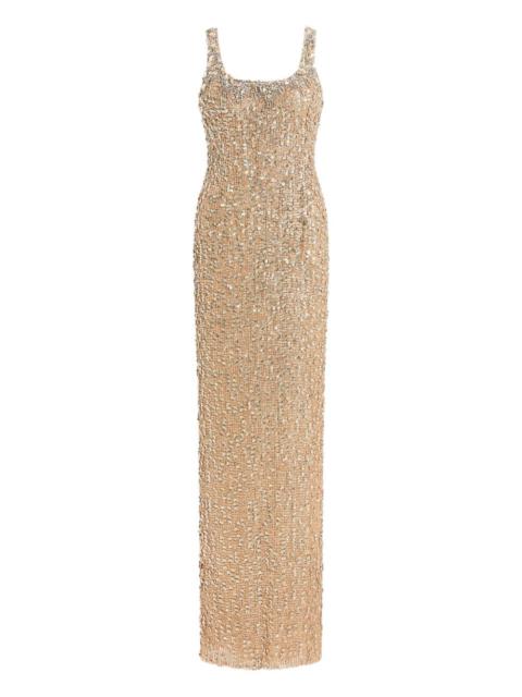 JENNY PACKHAM Tatianna sequin-embellished maxi dress