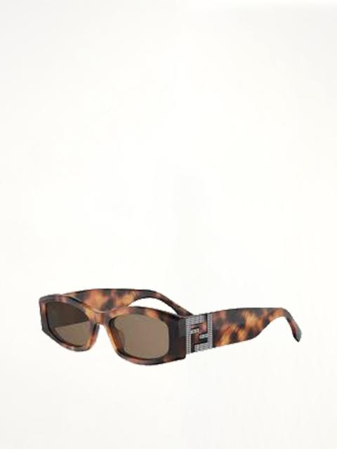FENDI Forever Fendi FE40204I Acetate Sunglass in Yellow