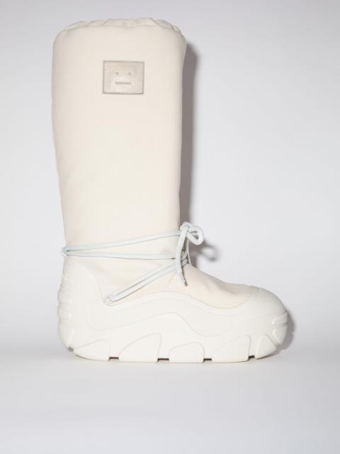 Acne Studios Platform snow boots - White/beige