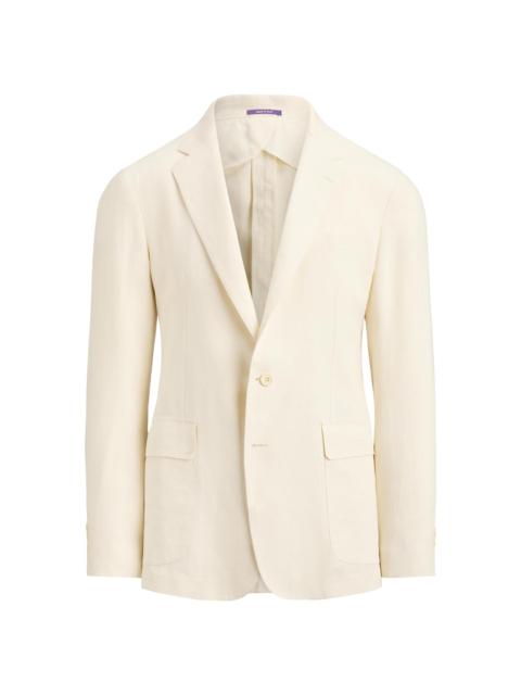 Ralph Lauren Men's Hadley Hand-Tailored Linen Suit Jacket - Classic Cream