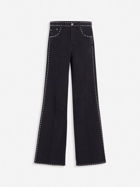 LANVIN X FUTURE STUDDED FLARED PANTS FOR MEN