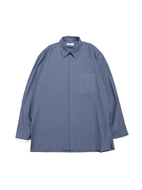 AMOMENTO Square Pocket Oversized Shirt Indigo