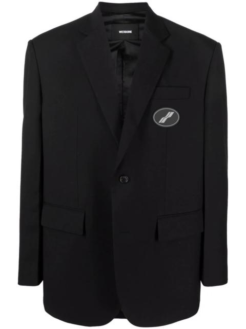 logo-patch blazer