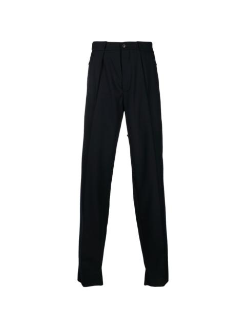 tapered tailored trousers