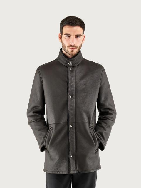 FERRAGAMO SHAVED SHEARLING COAT