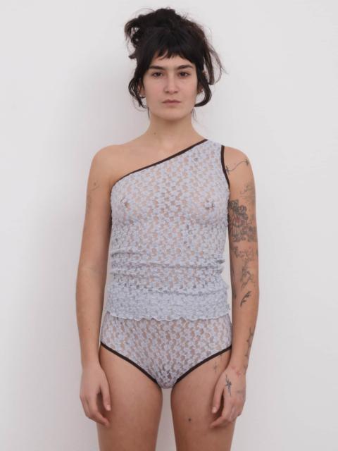 BASERANGE Rota Top - Organic Cotton Lace