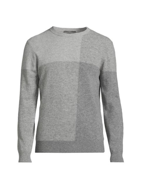 ROBERT BARAKETT Men's Golden Wool Crewneck Sweater - Grey