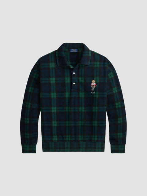 Polo Ralph Lauren Men's Polo Bear Blackwatch Check Fleece Sweater - Blackwatch