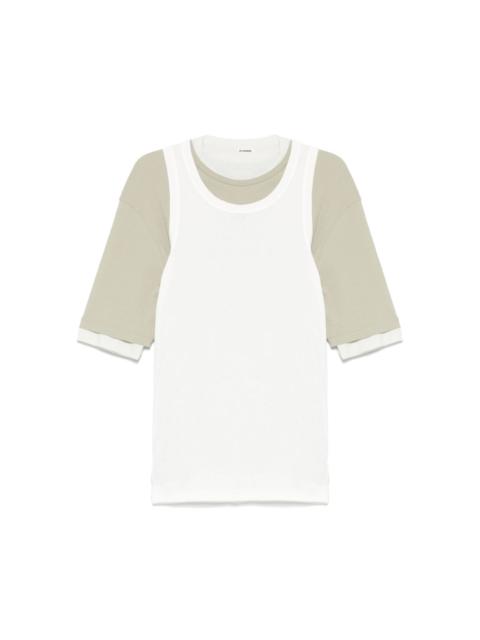 cotton T-shirt and tank top set