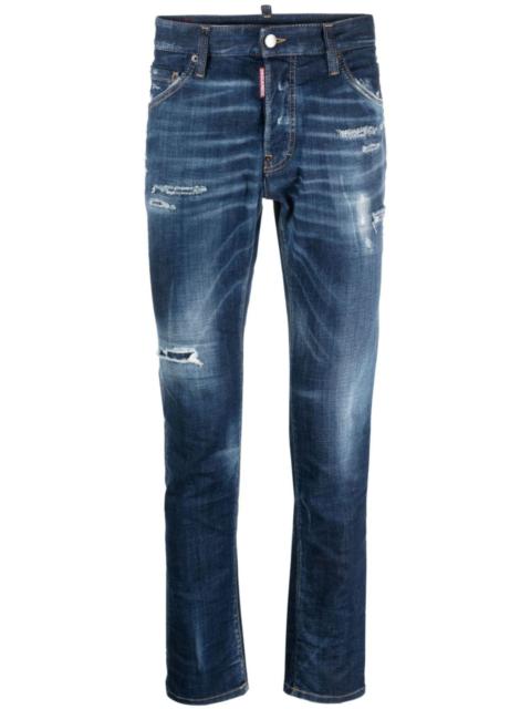 DSQUARED2 distressed slim-fit denim jeans