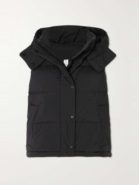 lululemon Wunder Puff cropped hooded quilted recycled-Glyde™ down vest
