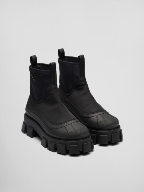 Prada Monolith Re-Nylon Gabardine boots