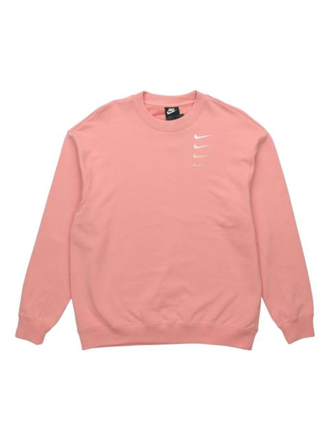 Nike Nike Swoosh Gradient Pullover Round Neck Pink DA3193-618