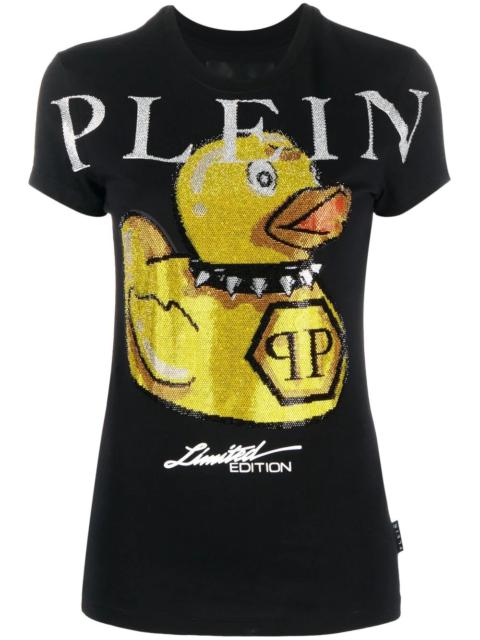 PHILIPP PLEIN Duck Stones round-neck T-shirt