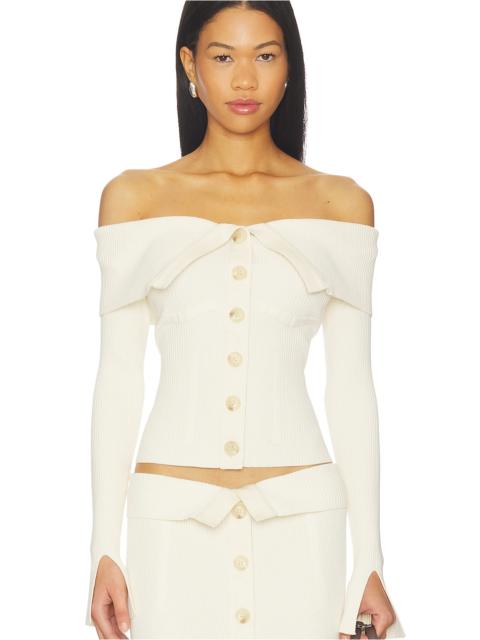 Zimmermann Off Shoulder Cardigan