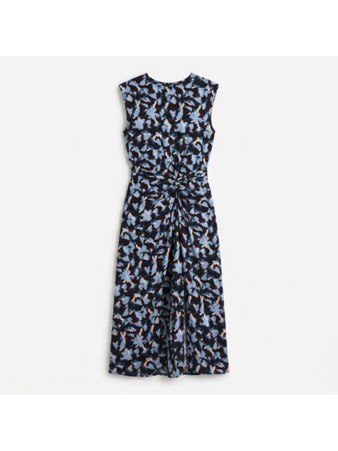 M.M.LaFleur Zita Drape Dress - Light Printed Jersey