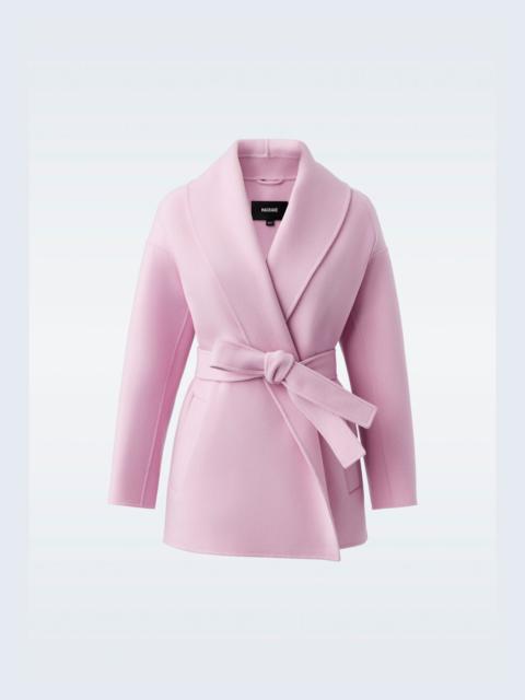 MACKAGE TYRA Double-Face wool robe jacket