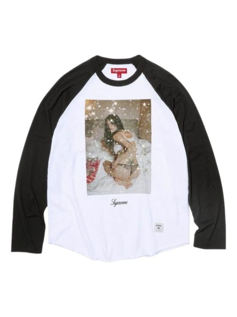 Supreme Supreme x Larry Clark FW26 Sequin Raglan L/S T-Shirt 'Black' SUP-FW26-052-BLK
