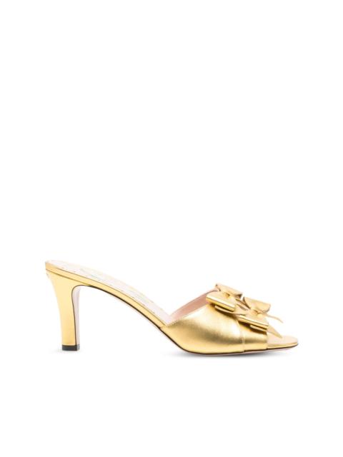 Valentino 75mm Bowow leather sandals