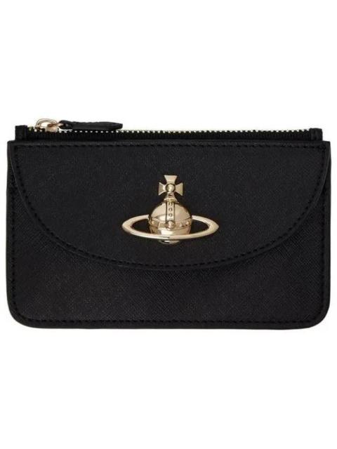 Vivienne Westwood ORB Logo Card Wallet Black