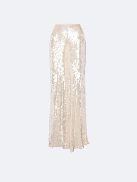 LAPOINTE Mesh Sequin Wide Leg Pant