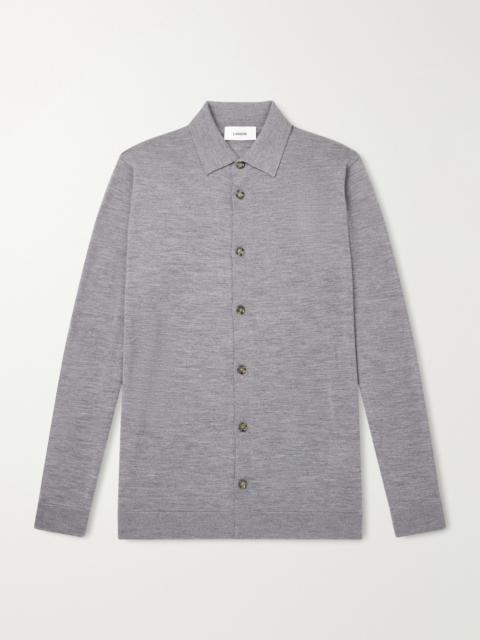 LARDINI Virgin Wool Polo Shirt