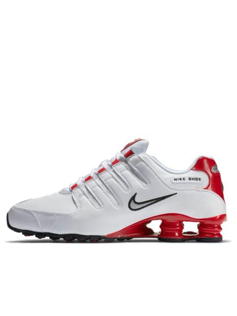 Nike Shox NZ 'White University Red' 378341-110