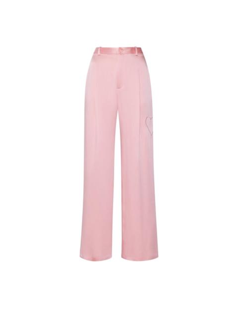 LAPOINTE LAPOINTE X Jonboy Satin Relaxed Pleated Pant