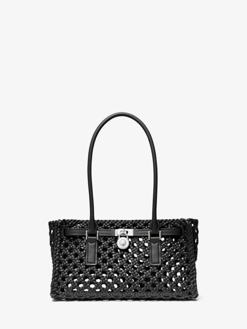 MICHAEL KORS Hamilton Moderne Small Hand-Woven Satchel