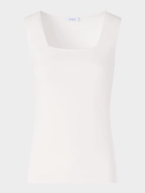 AKRIS Square-Neck Modal Stretch Jersey Tank Top