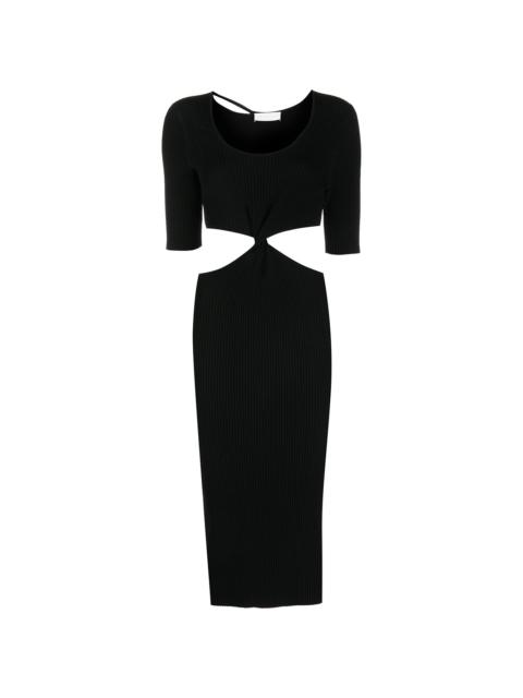 SIMKHAI Colette cut-out midi dress