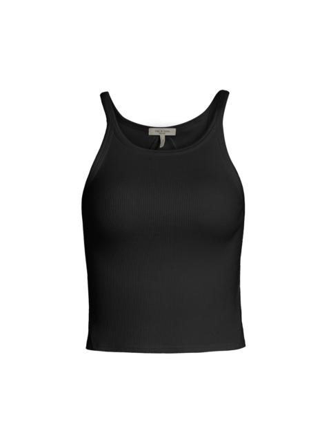 rag & bone Women's Cropped Ribbed Tank - Black