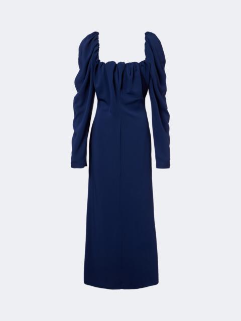 Vivienne Westwood Gathered crêpe de chine gown